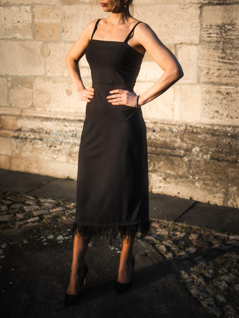 DSC08846 Schwarzes Kleid aus Maßanfertigung im Atelier Jelena Studio